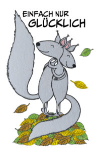 Illustration "Eichhörnchenglück"