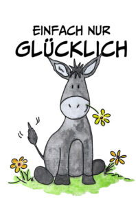 Illustration "Eselchen im Glück"